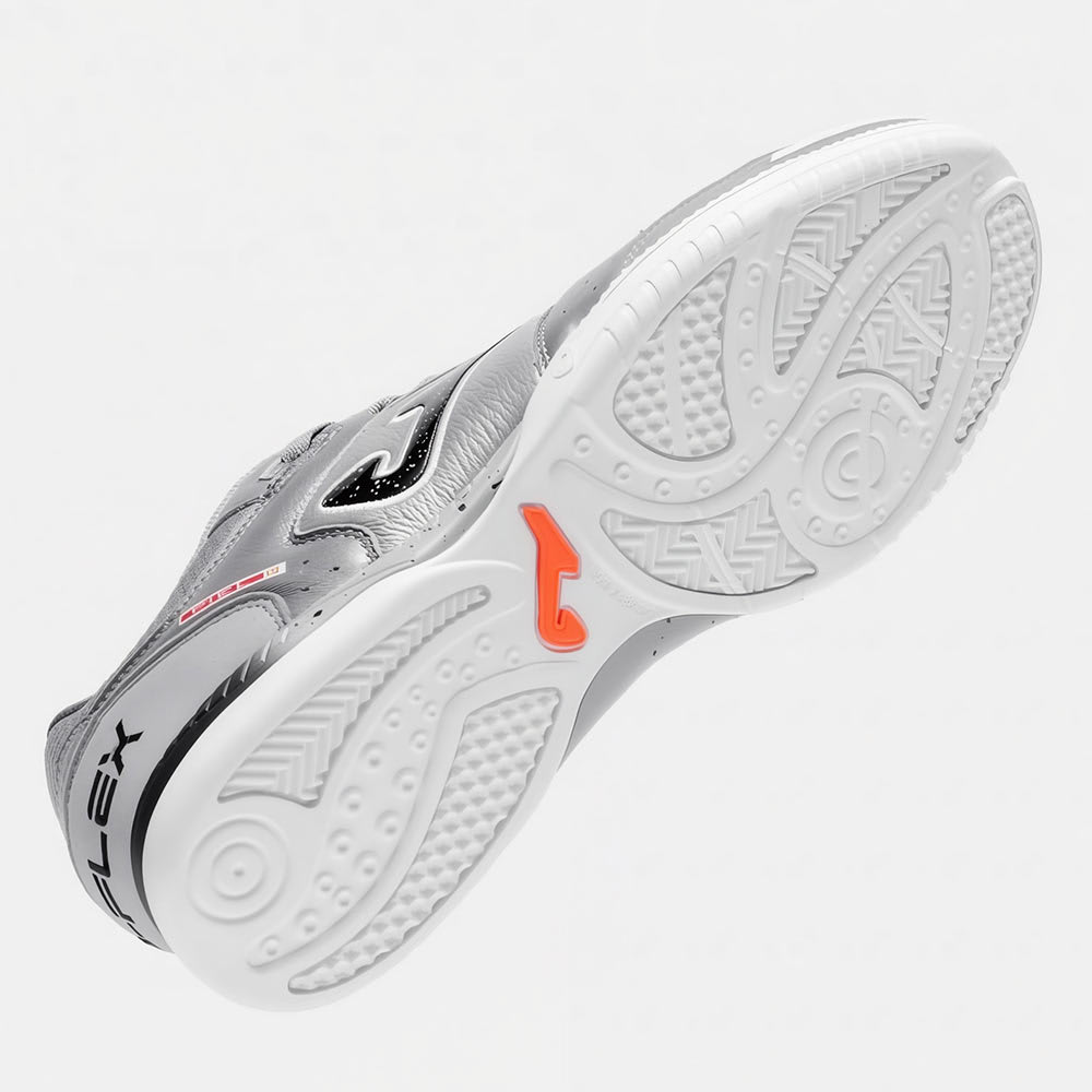 ZAPATILLA FUTBOL JOMA TOP FLEX 2612 LIGHT GRAY IN - TOPS2612IN5