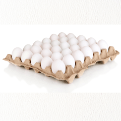 BANDEJA HUEVO PRIMERA BLANCO 30U