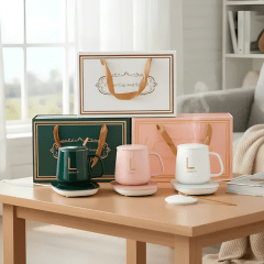 Set de taza con calentador
