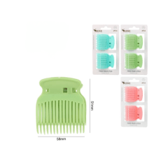 Par pinza diente fino para el cabello