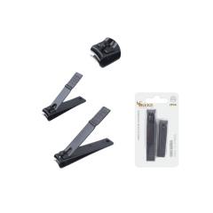 Corta uñas negro 2 piezas