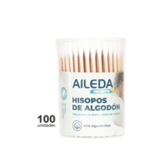 Pote 100 cotonitos de algodón