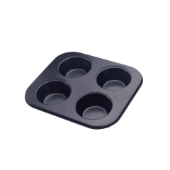 Molde metalico 4 espacios para cupcake