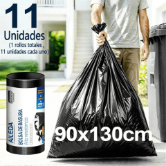 Bolsas de basura 90x130 formato 10+1