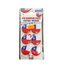 Set pines bandera de Chile 3cm