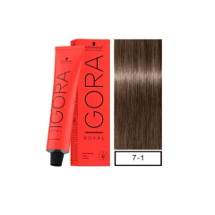Tintura permanente igora royal 60 ml 7-1