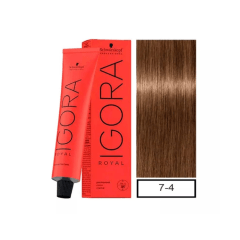 Tintura permanente igora royal 60 ml 7-4