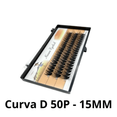 Set de pestañas racimo 50P 15mm
