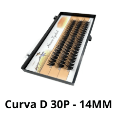 Set de pestañas racimo 30P 14mm