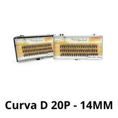 Set de pestañas racimo 20P 14mm