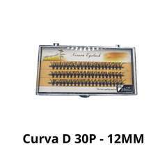 Set de pestañas racimo 30 12mm