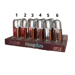Lip gloss glitter chocolate