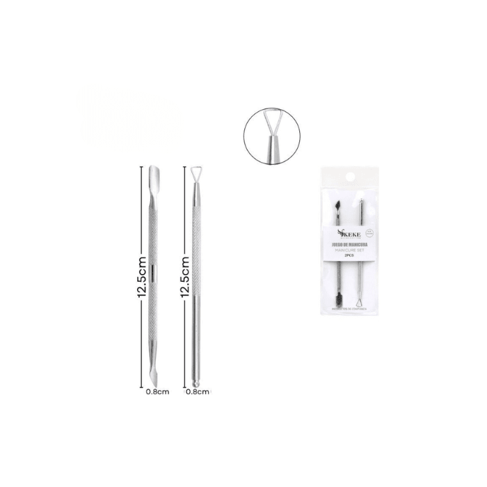 Set de 2 repujadores uñas metálico1
