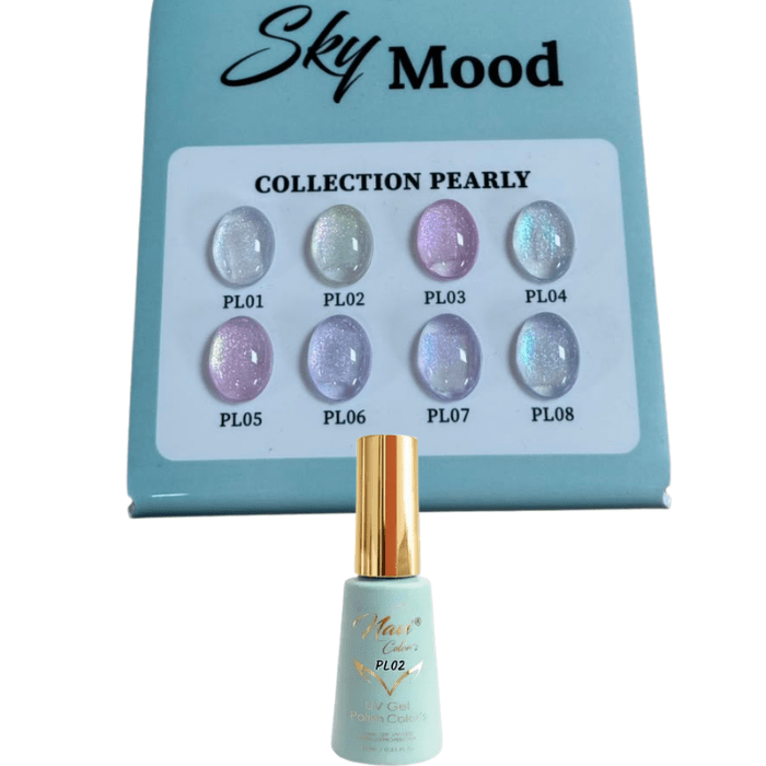 Esmaltes UV/LED colección Pearly Sky Mood1