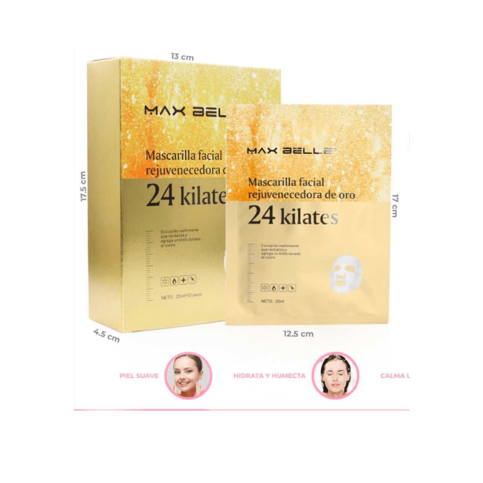 Mascarilla facial 24k1