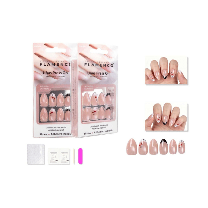 Uñas press on 30 pc1