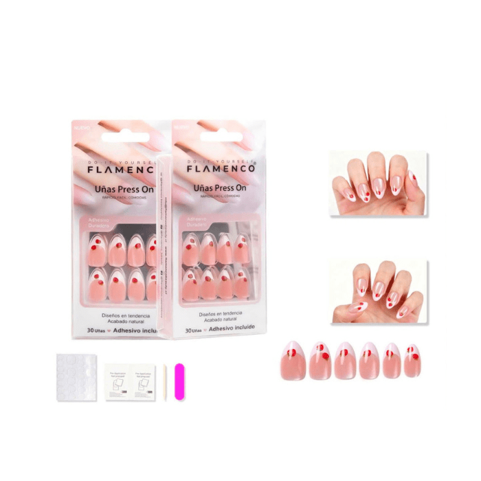 Uñas press on 30 pc2