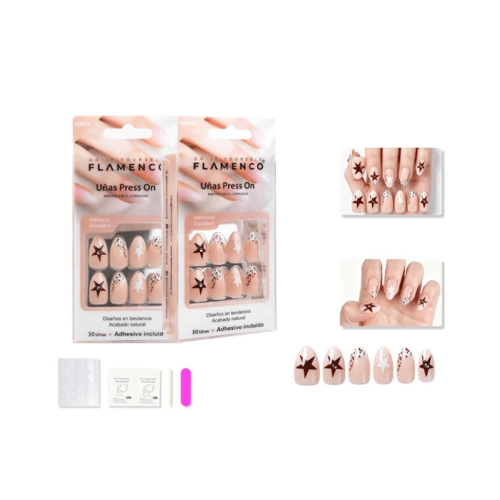 Uñas press on 30 pc5