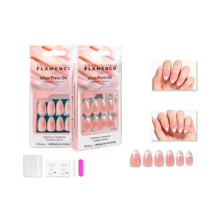 Uñas press on 30 pc6