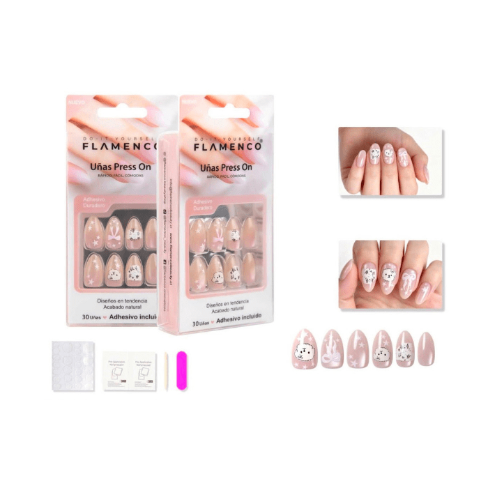 Uñas press on 30 pc8