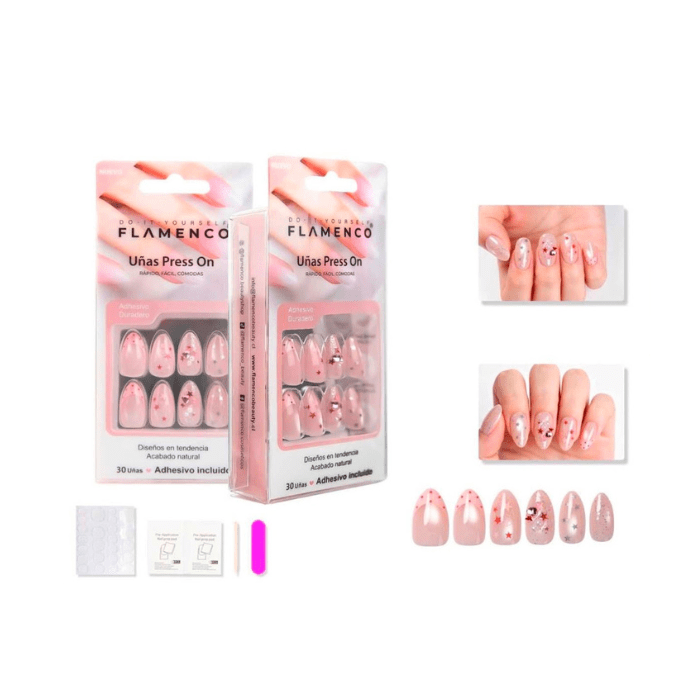 Uñas press on 30 pc12