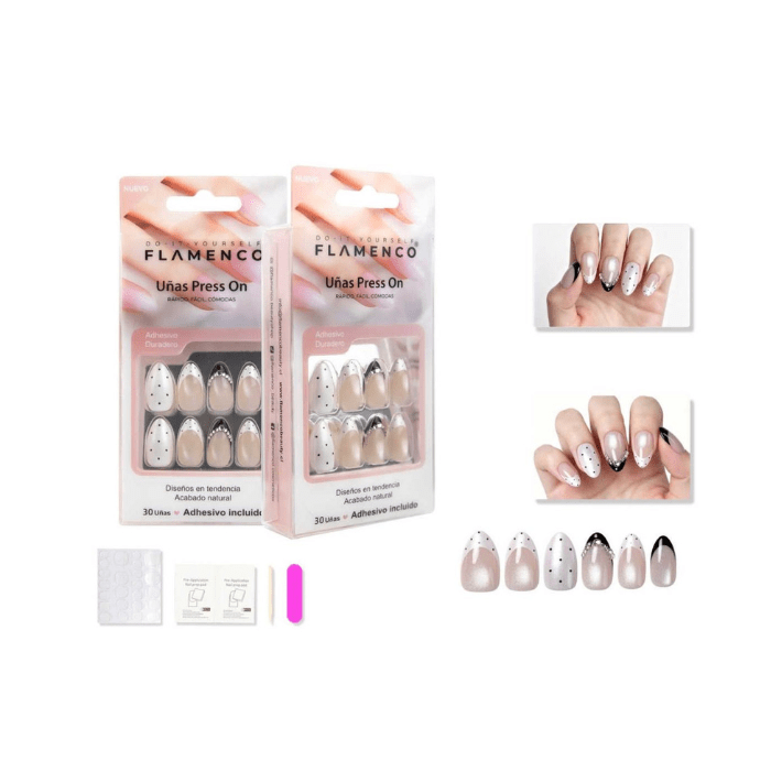 Uñas press on 30 pc15