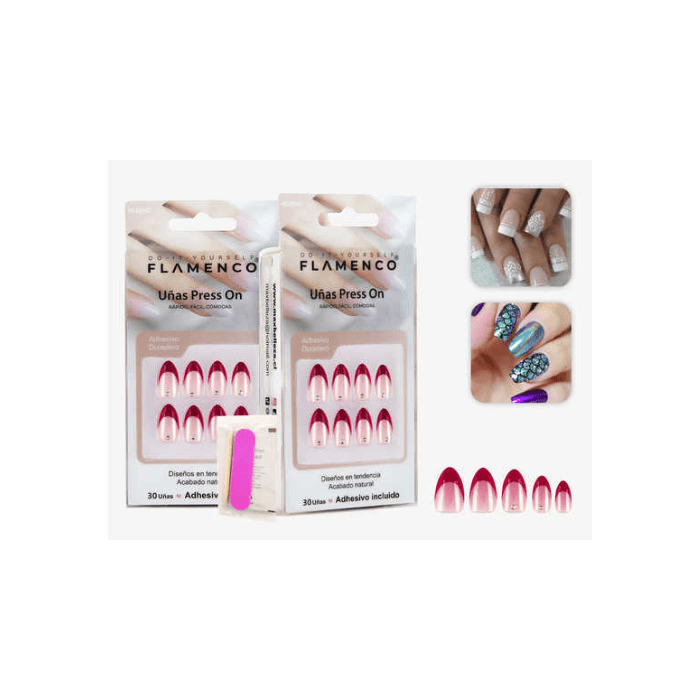 Uñas press on 30 pc30