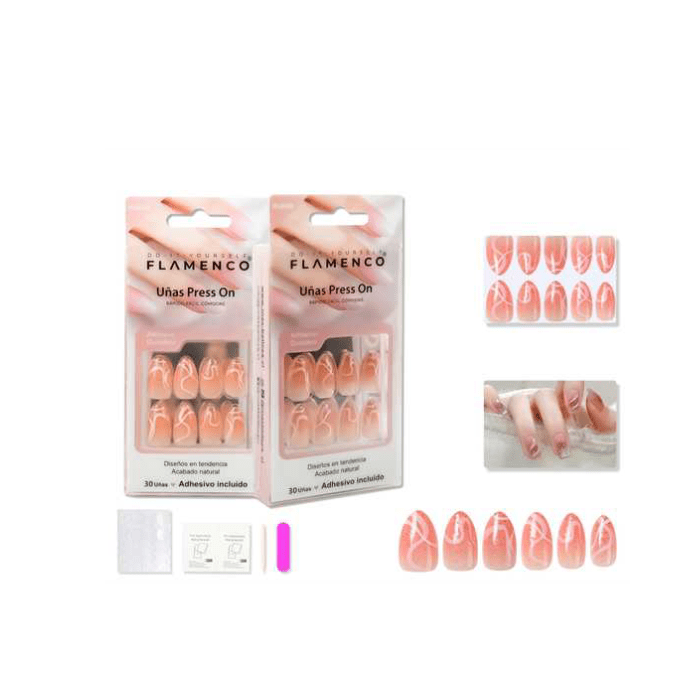 Uñas press on 30 pc31