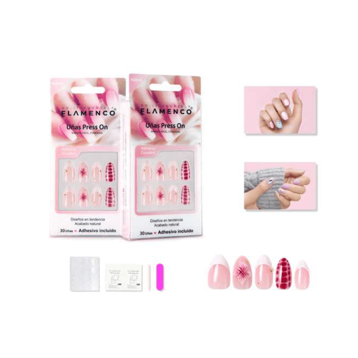 Uñas press on 30 pc32