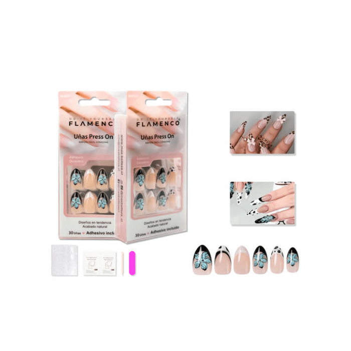 Uñas press on 30 pc33