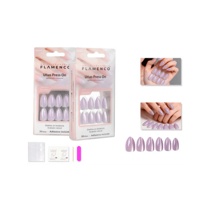 Uñas press on 30 pc41