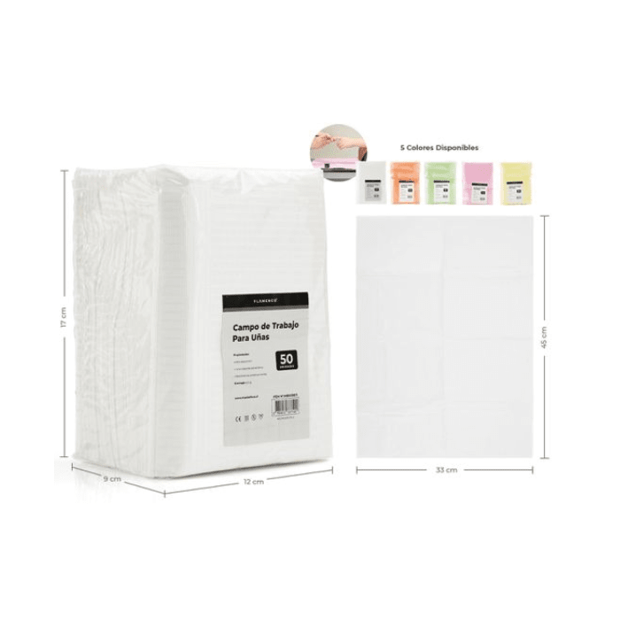Campos de trabajo rosados 50 pcs1