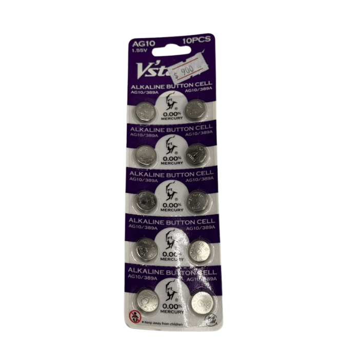 Pack 10 pilas AG101