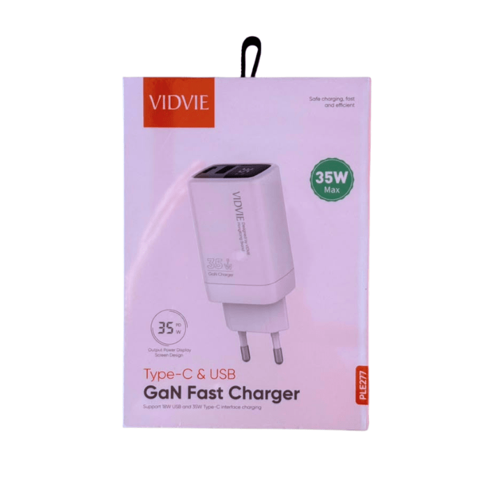 Cargador rápido 35W doble entrada USB y C1