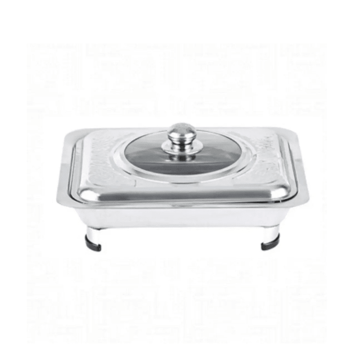 Asadera rectangular con patas y tapa1