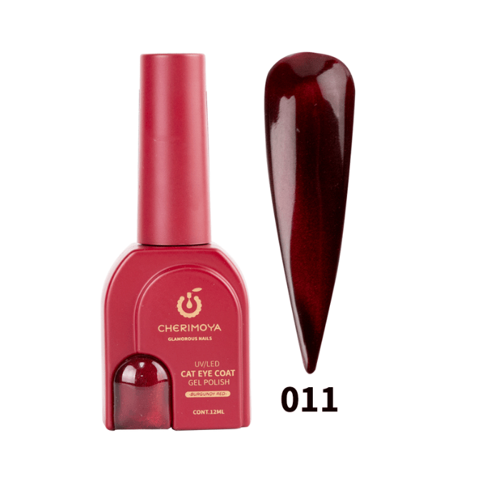 Esmalte ojo de gato burgundy red 0111