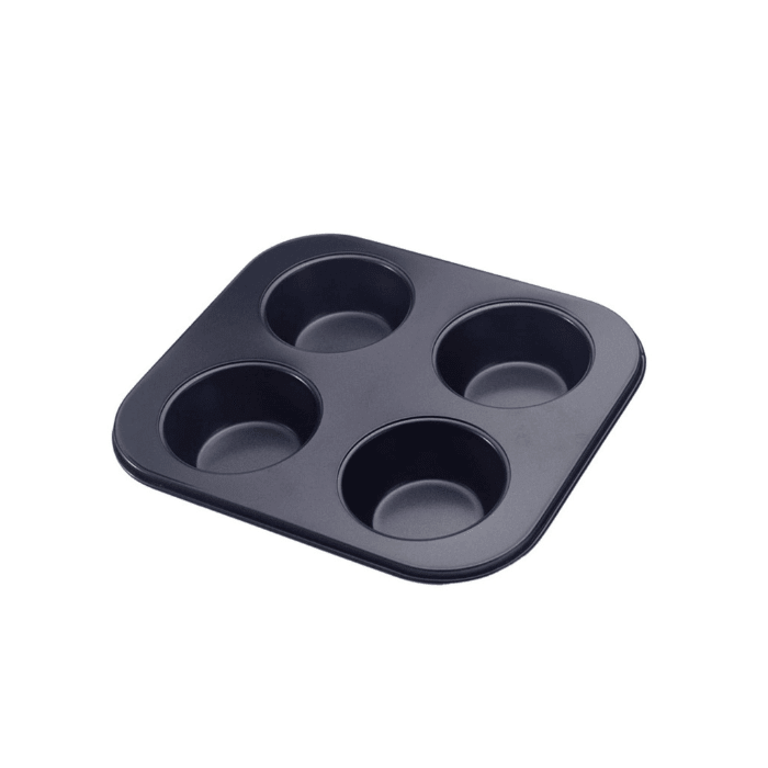 Molde metalico 4 espacios para cupcake1