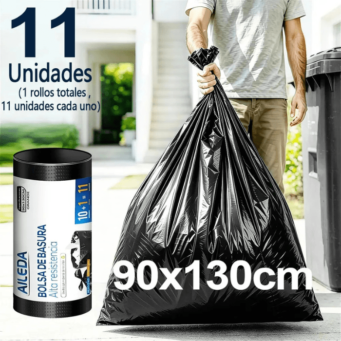 Bolsas de basura 90x130 formato 10+11