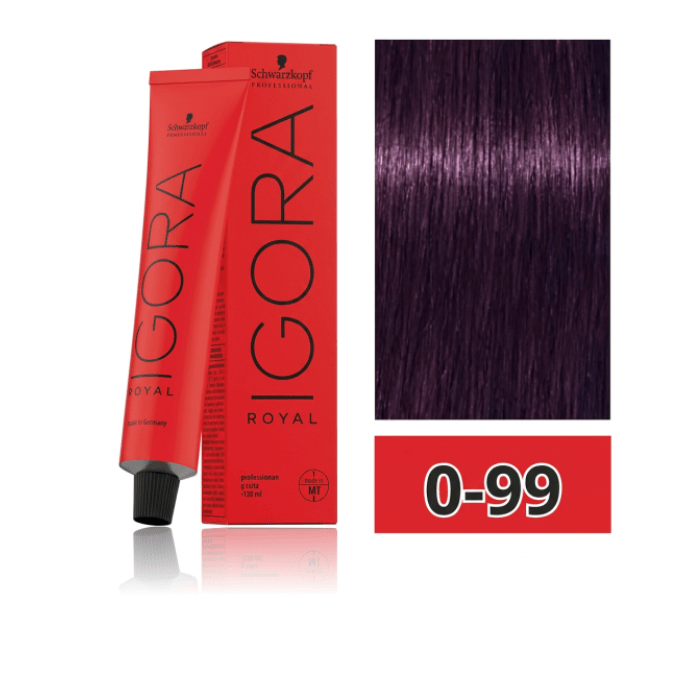Tintura permanente igora royal 60 ml 0-991