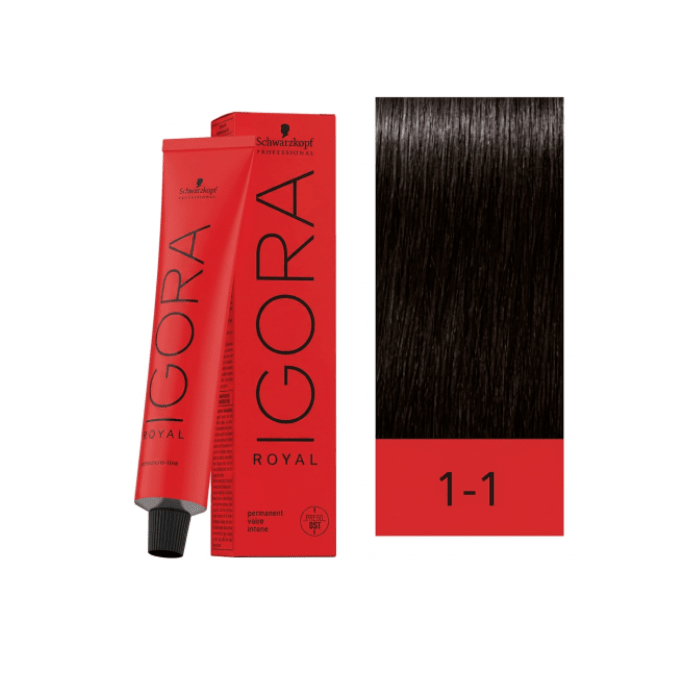 Tintura permanente igora royal 60 ml 1-11