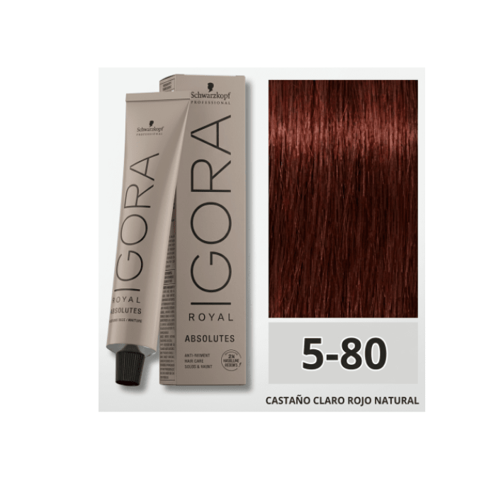 Tintura permanente igora royal 60 ml 5-801