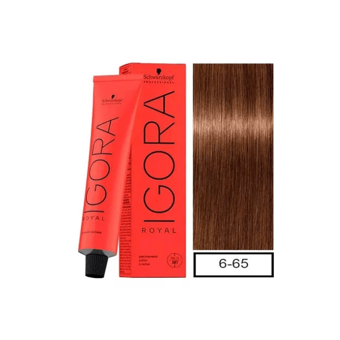Tintura permanente igora royal 60 ml 6-651