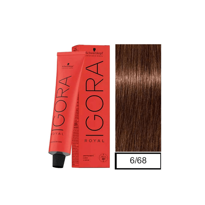 Tintura permanente igora royal 60 ml 6-681
