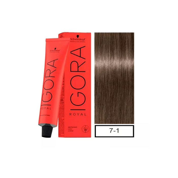 Tintura permanente igora royal 60 ml 7-11