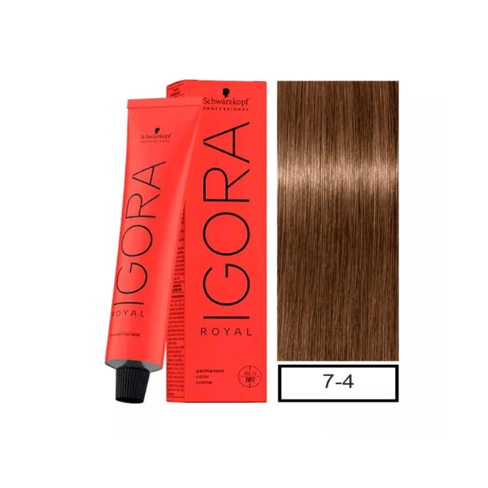 Tintura permanente igora royal 60 ml 7-41