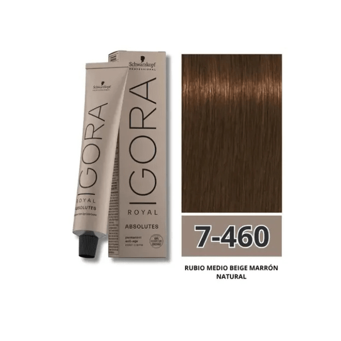 Tintura permanente igora royal 60 ml 7-4601