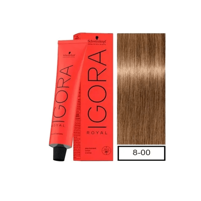 Tintura permanente igora royal 60 ml 8-001