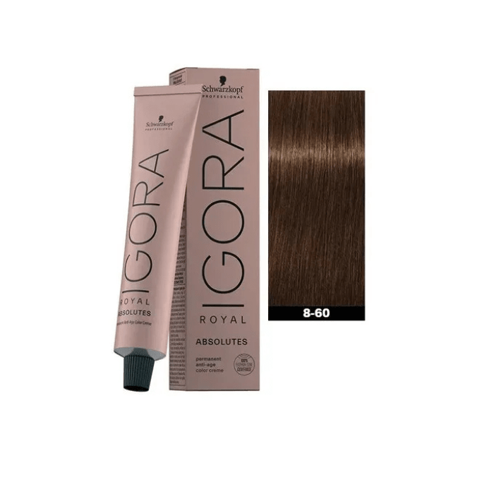 Tintura permanente igora royal 60 ml 8-601