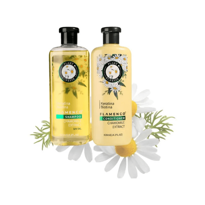 Kit shampoo y acondicionador manzanilla 420 ml1
