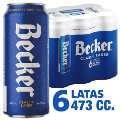 Becker 4.5º 473cc 6 Pack